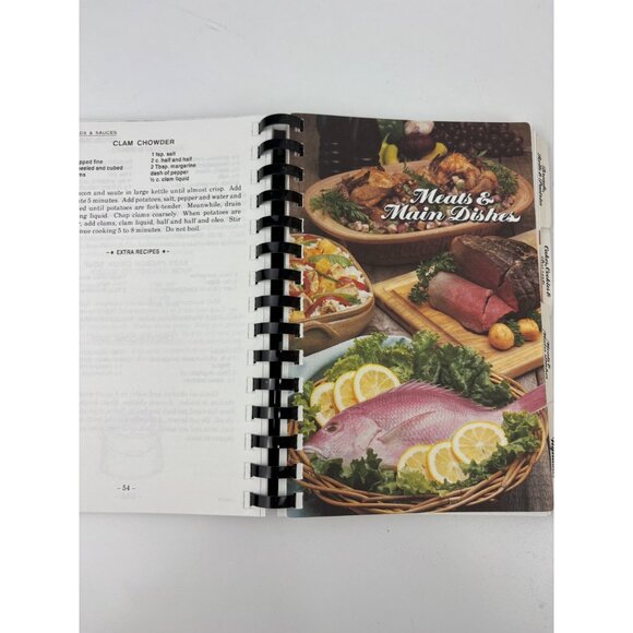 Treasured Recipes From The Kitchen Of Mural E. Fisk Spiral-Bound Cookbook 1990s - Picture 15 of 16